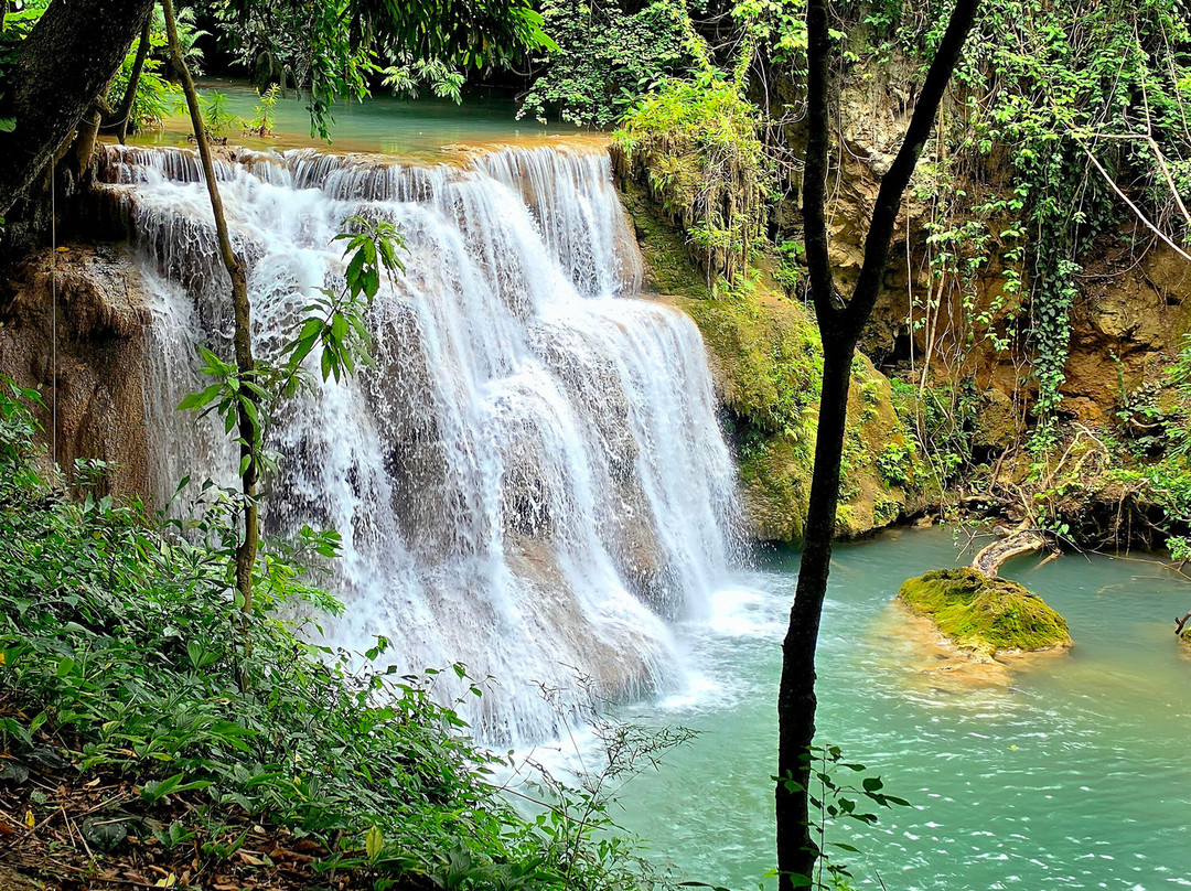 Huay Mae Khamin Waterfalls-是沙越必去景点
