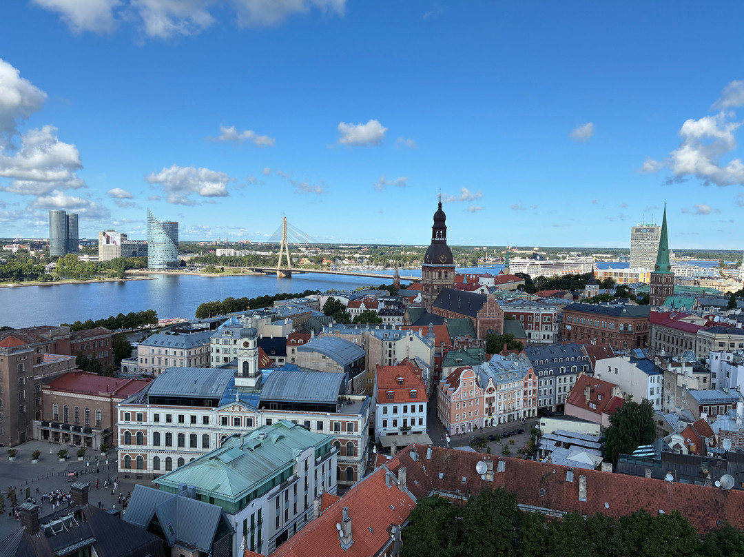 View of Riga from St Peter's Church Tower-里加必去景点