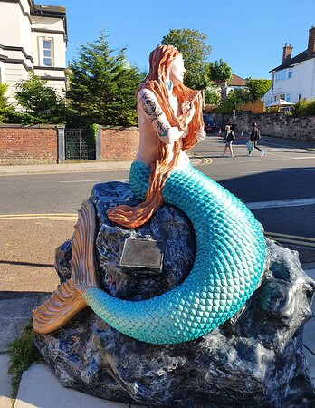 Black Rock Mermaid Statue-New Brighton必去景点