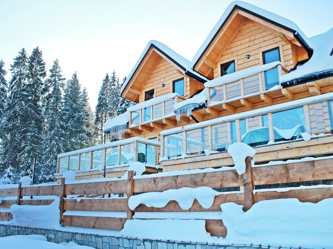 LK Resort Łapsze Domy z prywatną balią I sauną