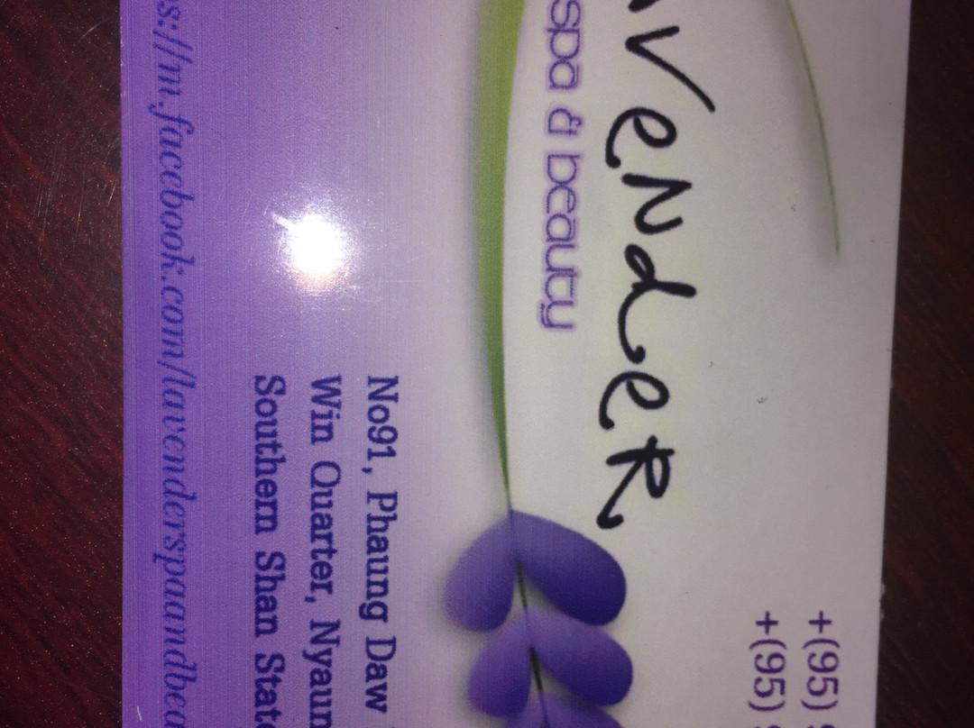 Lavender Spa & Beauty Center-Nyaungshwe必去景点