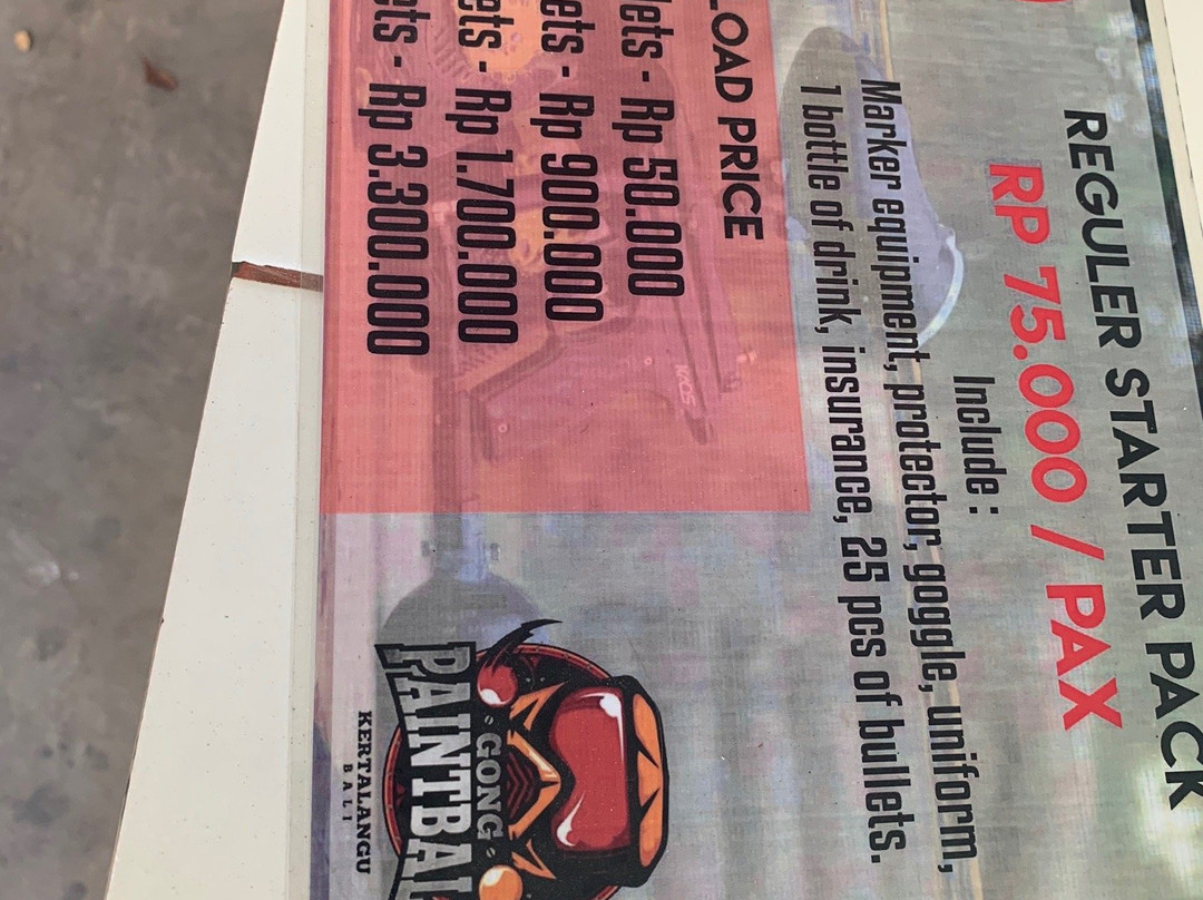 Gong Bali Paintball-登巴萨必去景点