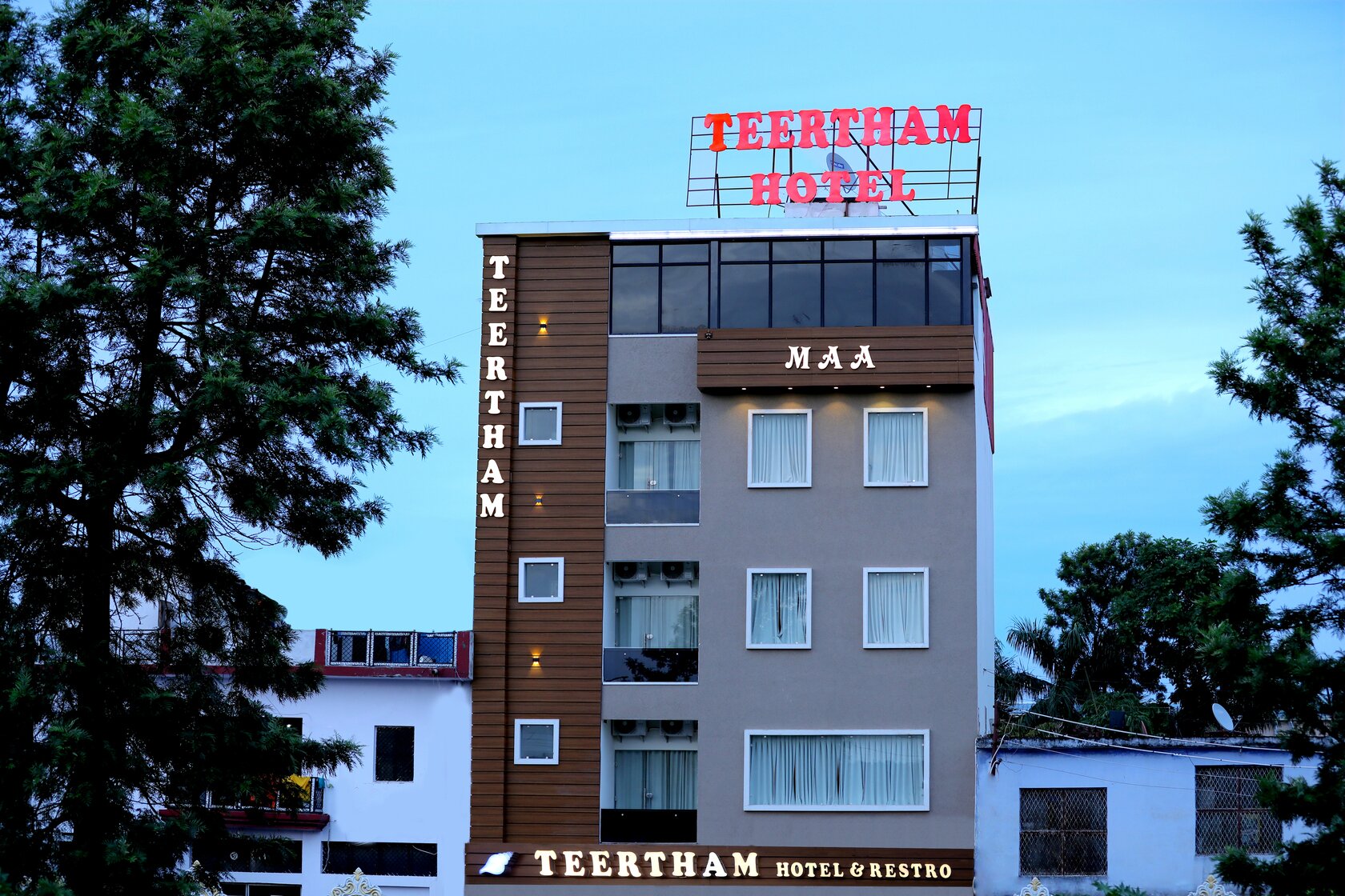 Teertham Hotel-浴室