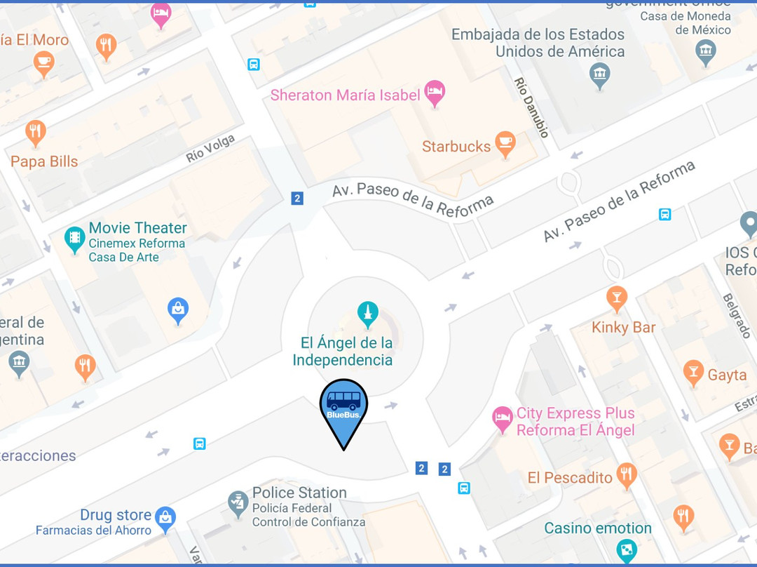 BlueBus.-墨西哥城必去景点