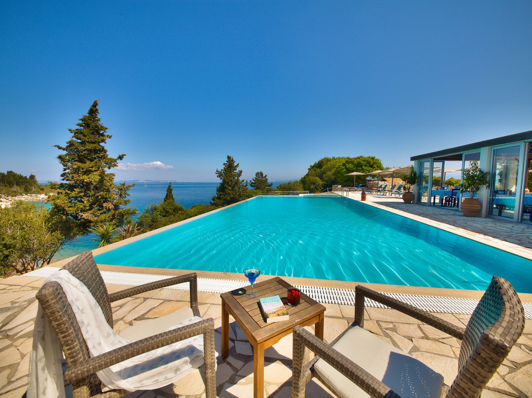 Paxos酒店住宿-Glyfada Beach Villas & Restaurant