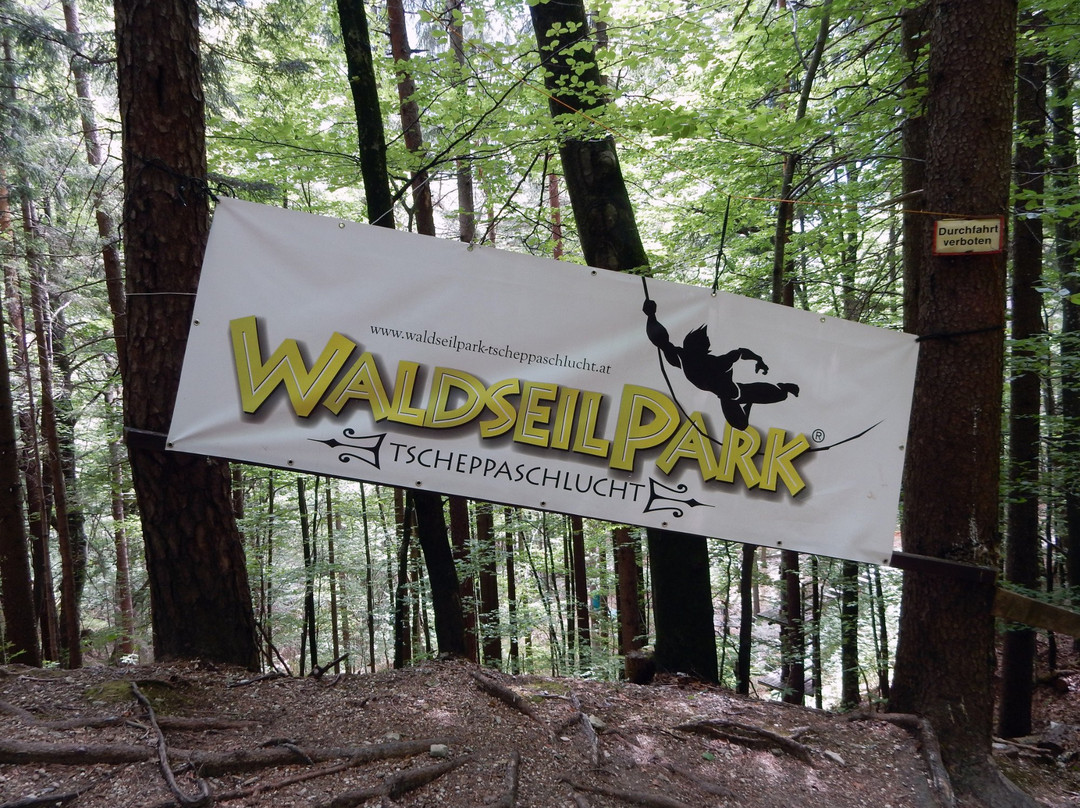 玛丽亚汉恩旅游景点-Waldseilpark Tscheppaschlucht