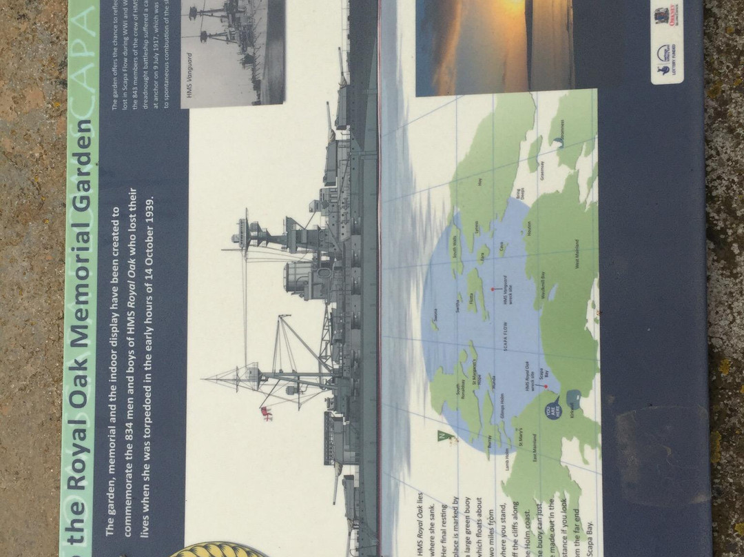 HMS Royal Oak Memorial-柯克沃尔必去景点