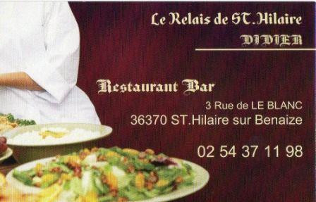 Saint-Hilaire-sur-Erre餐馆和美食-Le Relais De Saint Hilaire