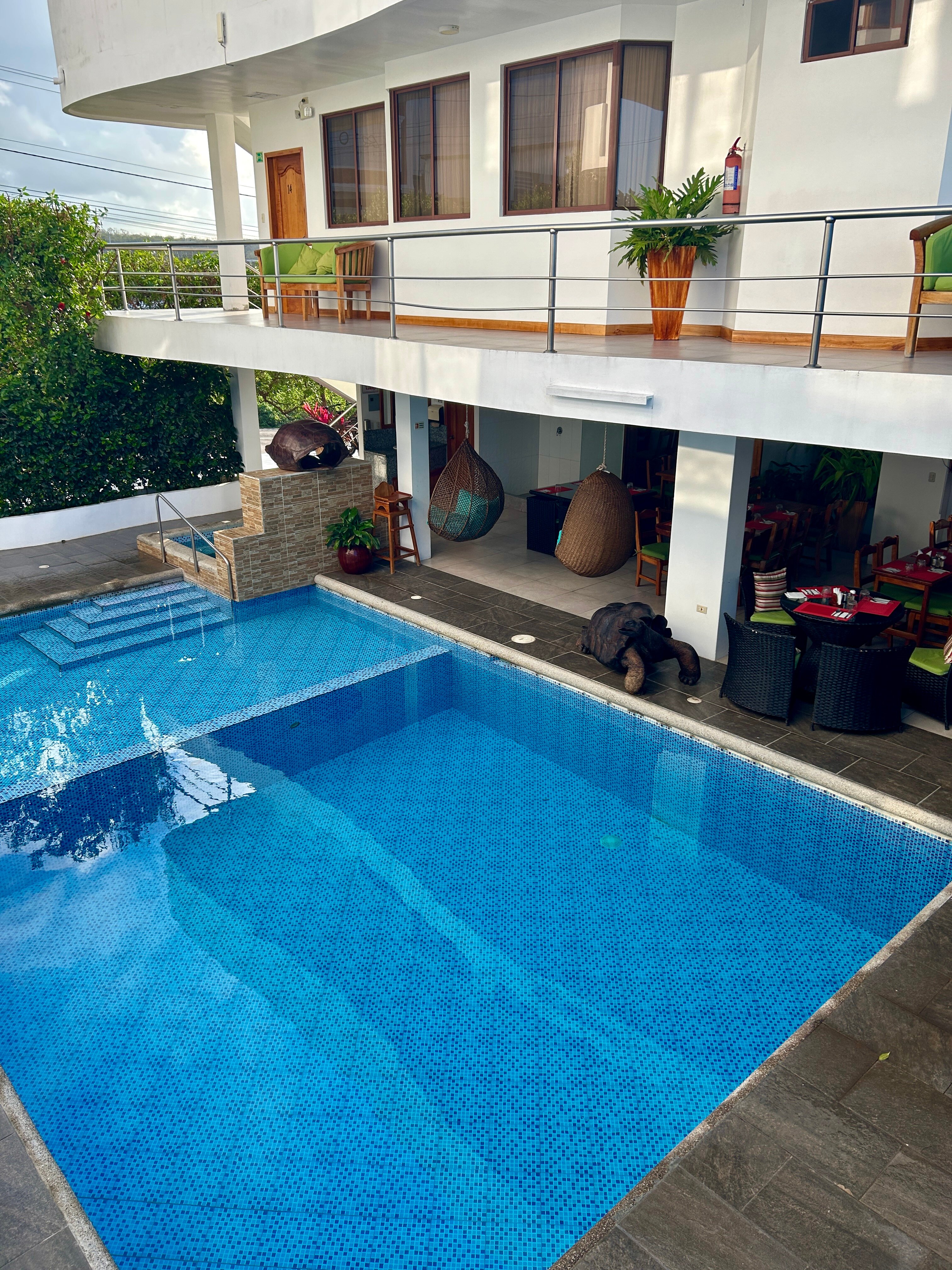Hotel Descanso Del Guía-泳池