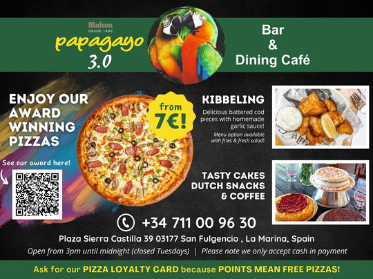 Papagayo 3.0 Bar & Dining Café