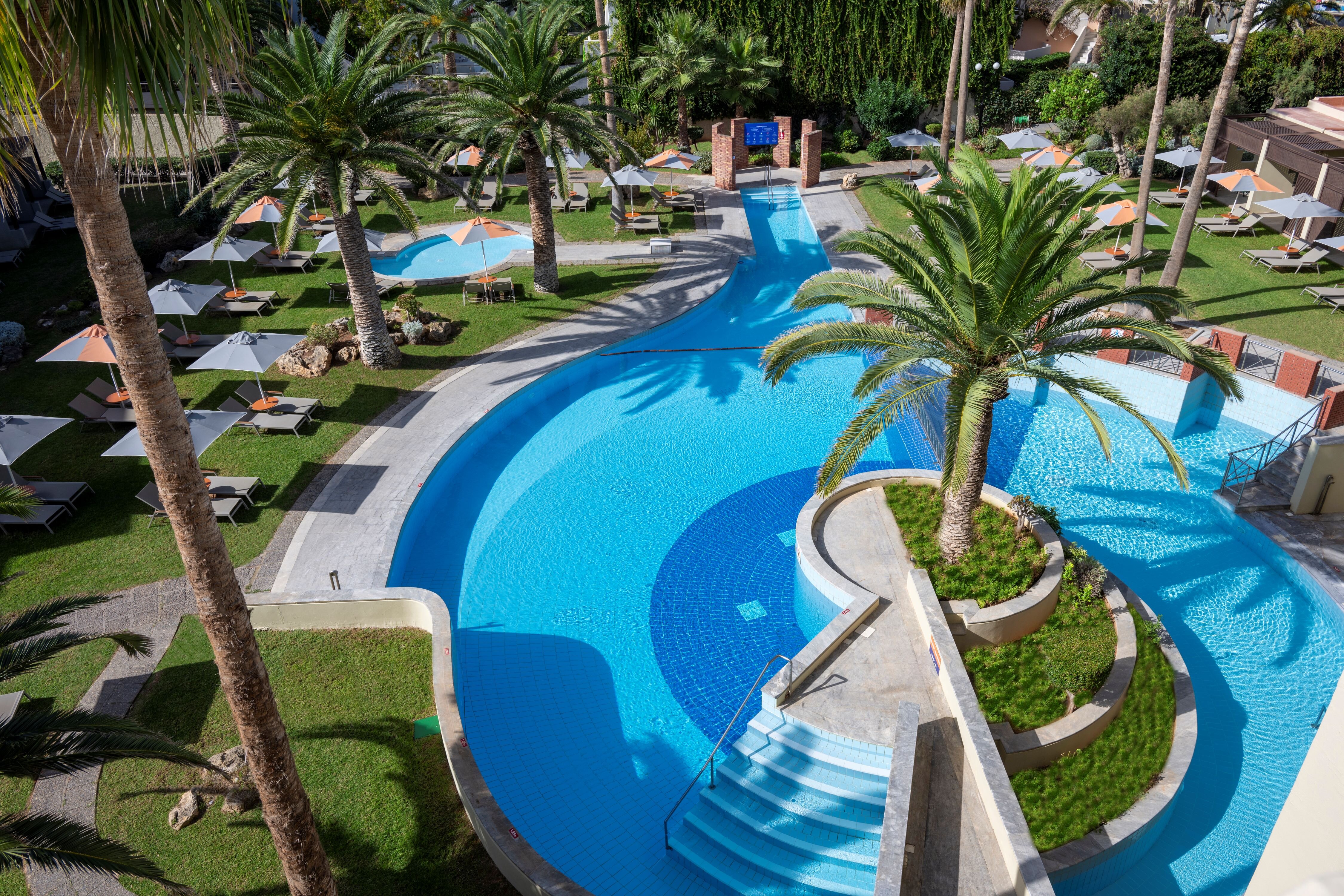Aquila Rithymna Beach Hotel-泳池