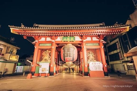 Senso-ji Temple Nitemmon Gate-Asakusa必去景点