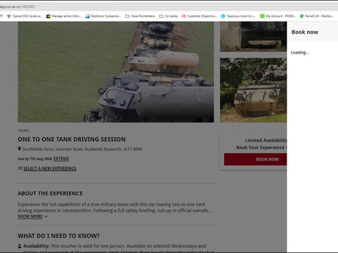 Armourgeddon Tank Driving-Husbands Bosworth必去景点