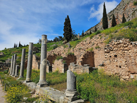 Temple of Apollo-德尔斐必去景点