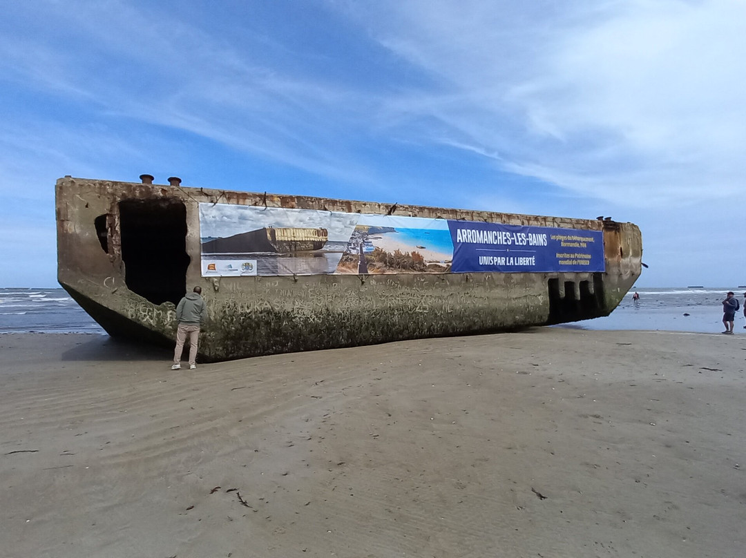 Künstlicher Hafen-Arromanches-les-Bains必去景点