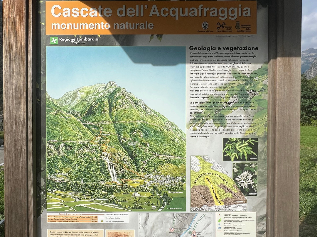 Cascate Acquafraggia-Piuro必去景点