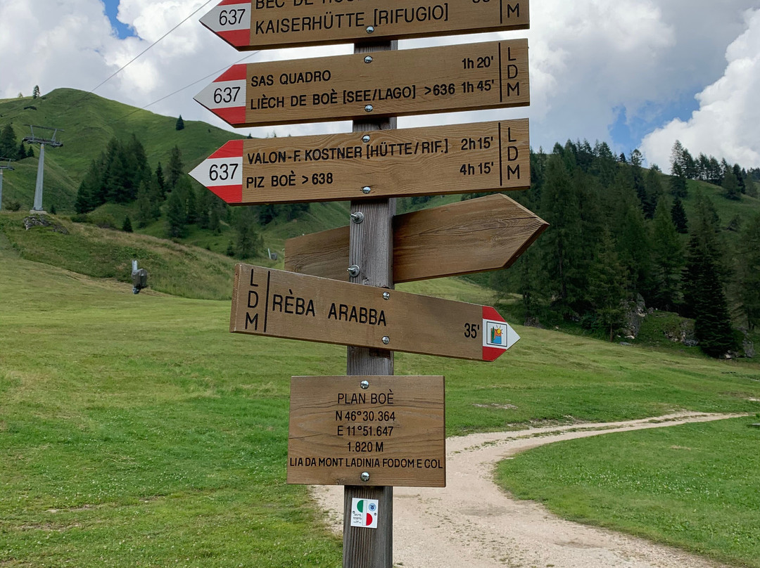 Arabba - Plan Boe - Bec de Roces - Arabba-Arabba必去景点