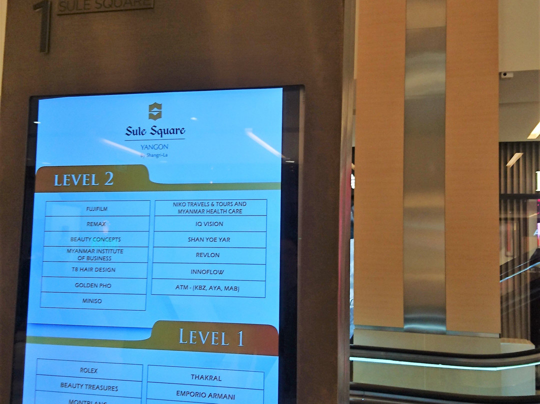 Sule Square Mall-仰光必去景点