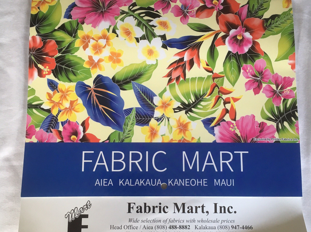 Fabric Mart-火奴鲁鲁必去景点