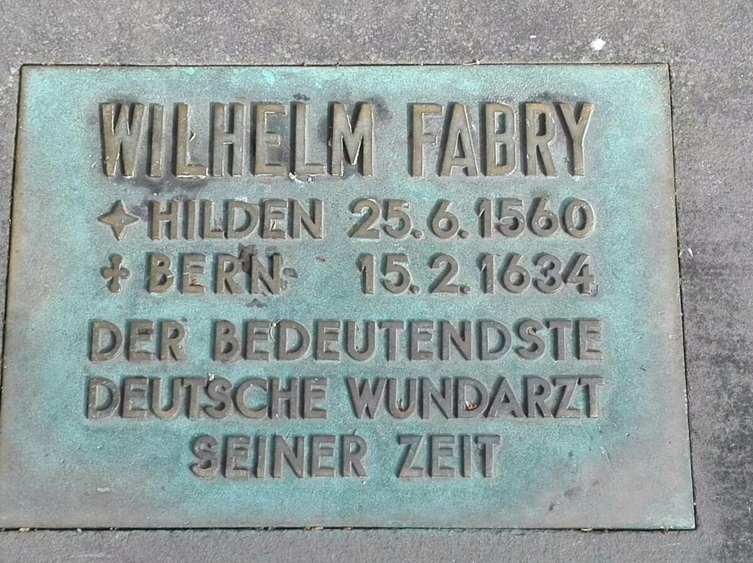 Bust of Wilhelm Fabry-希尔登必去景点