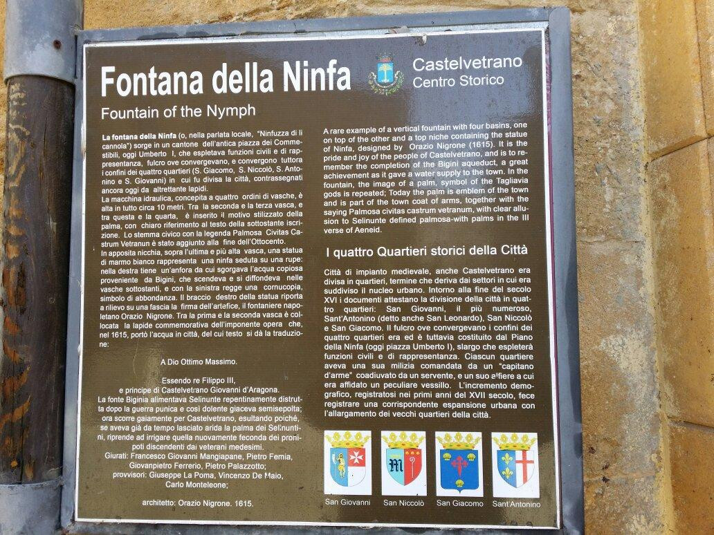 Fontana della Ninfa-Castelvetrano必去景点