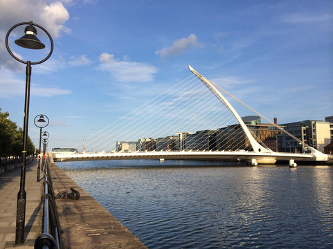 Samuel Beckett Bridge-都柏林必去景点