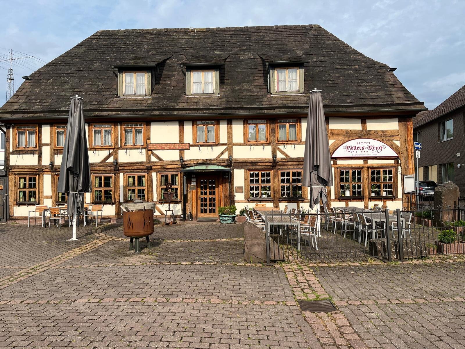 Hotel Hellers Krug-浴室