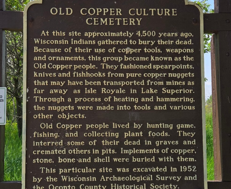 Copper Culture State Park-Oconto必去景点
