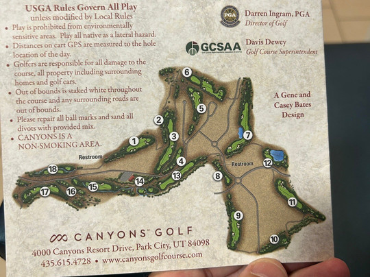 Canyons Golf-帕克城必去景点