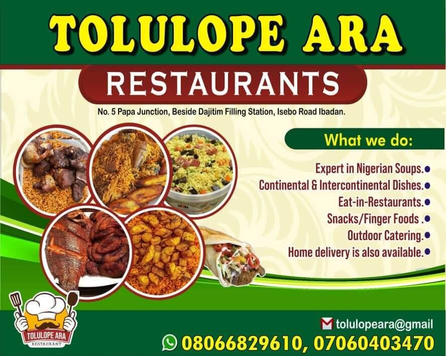 Tolulope Ara Restaurant
