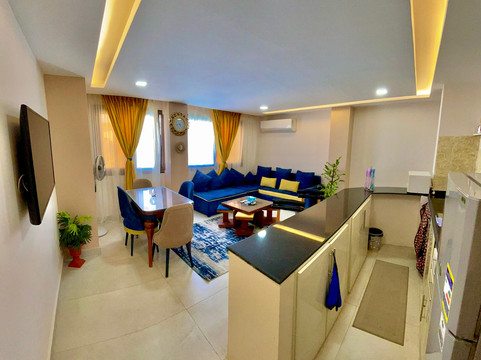 Hotel chalet inside a tourist resort in Port Fouad