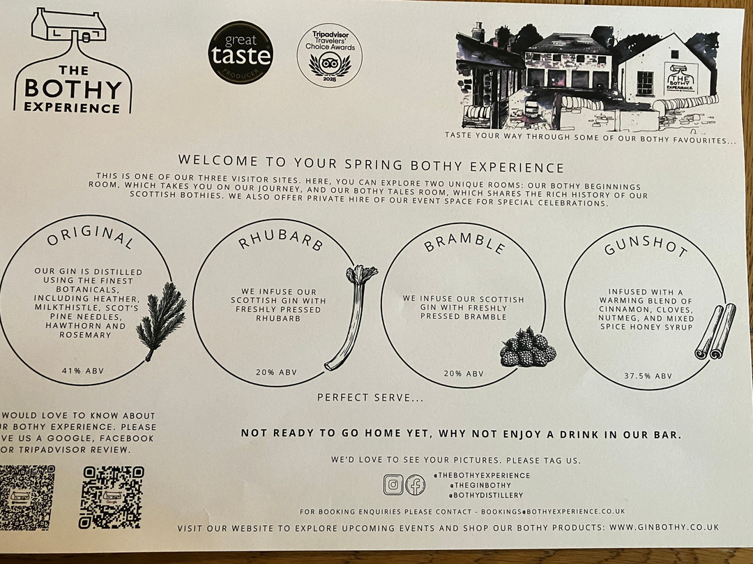 Gin Bothy Experience-Glamis必去景点