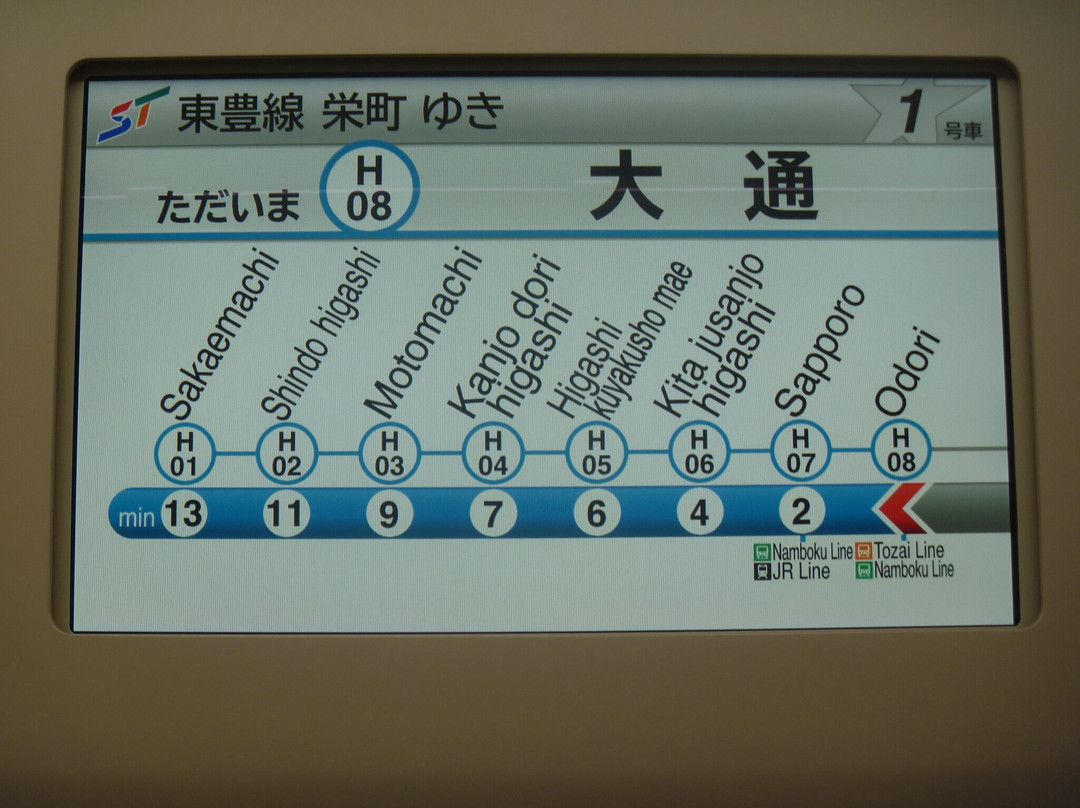 Sapporo City Subway景点图片