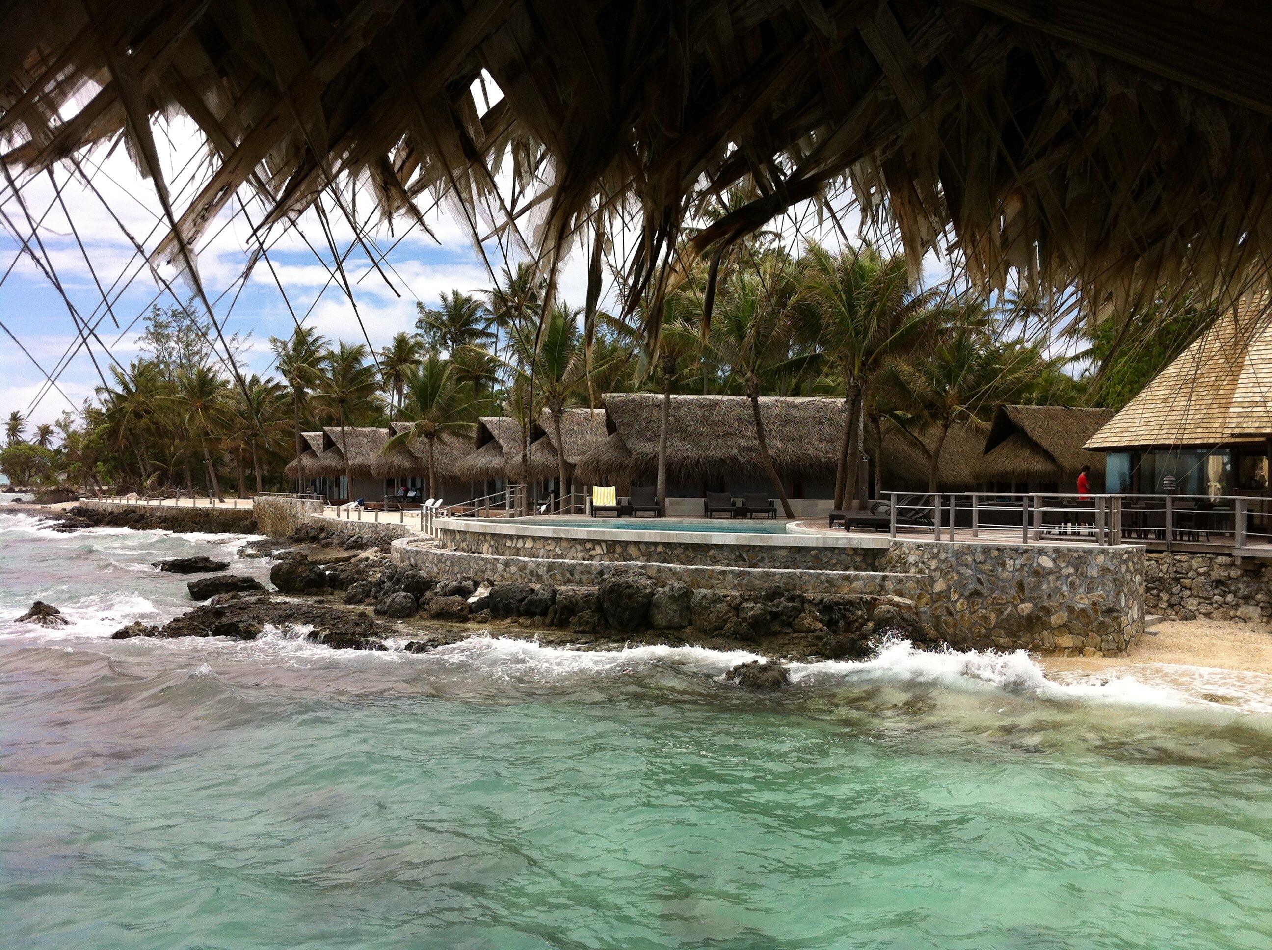 Hotel Maitai Rangiroa-泳池