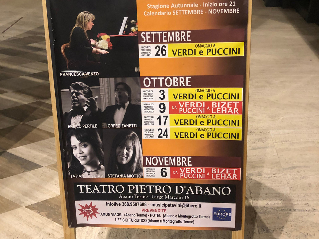 Teatro Congressi Pietro d'Abano-阿巴诺泰尔梅必去景点