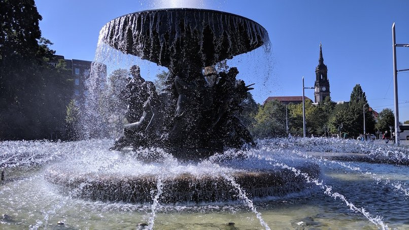 Brunnenanlage "Stille Wasser"-德累斯顿必去景点