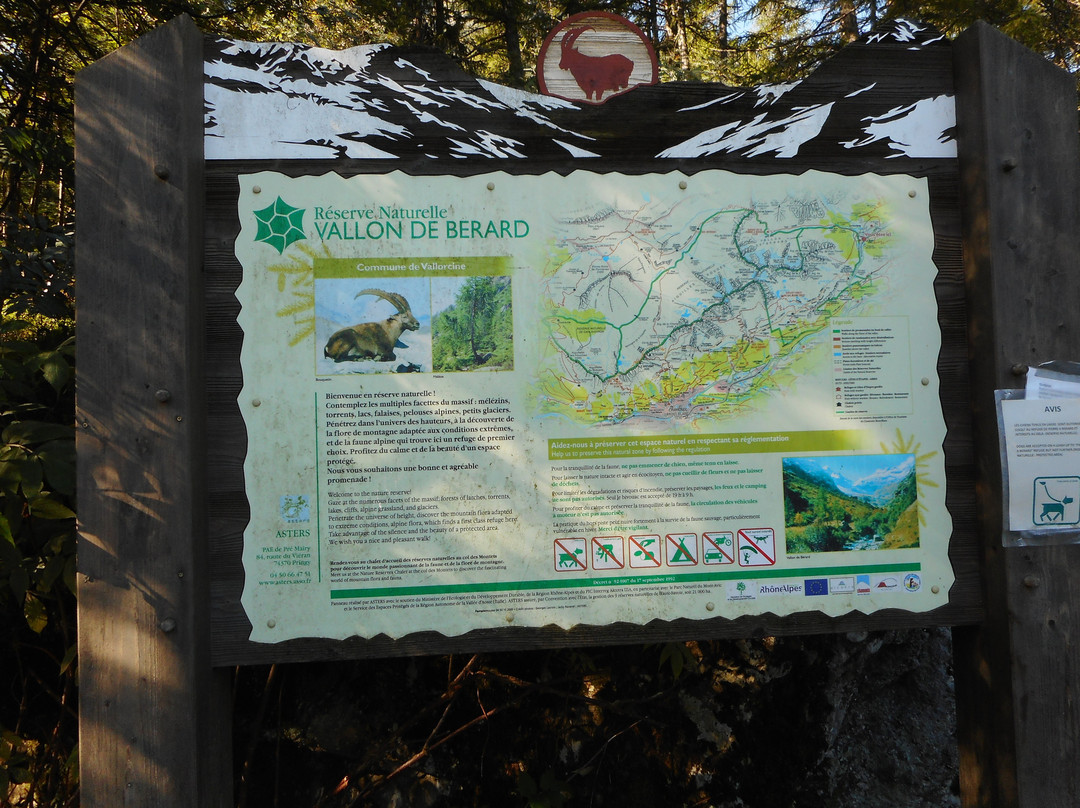 Sentier de la cascade de Berard-Vallorcine必去景点