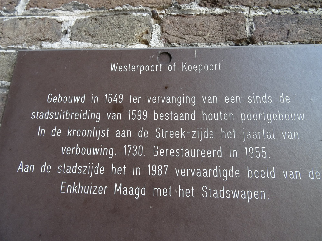 De Westerpoort of Koepoort uit 1654景点图片