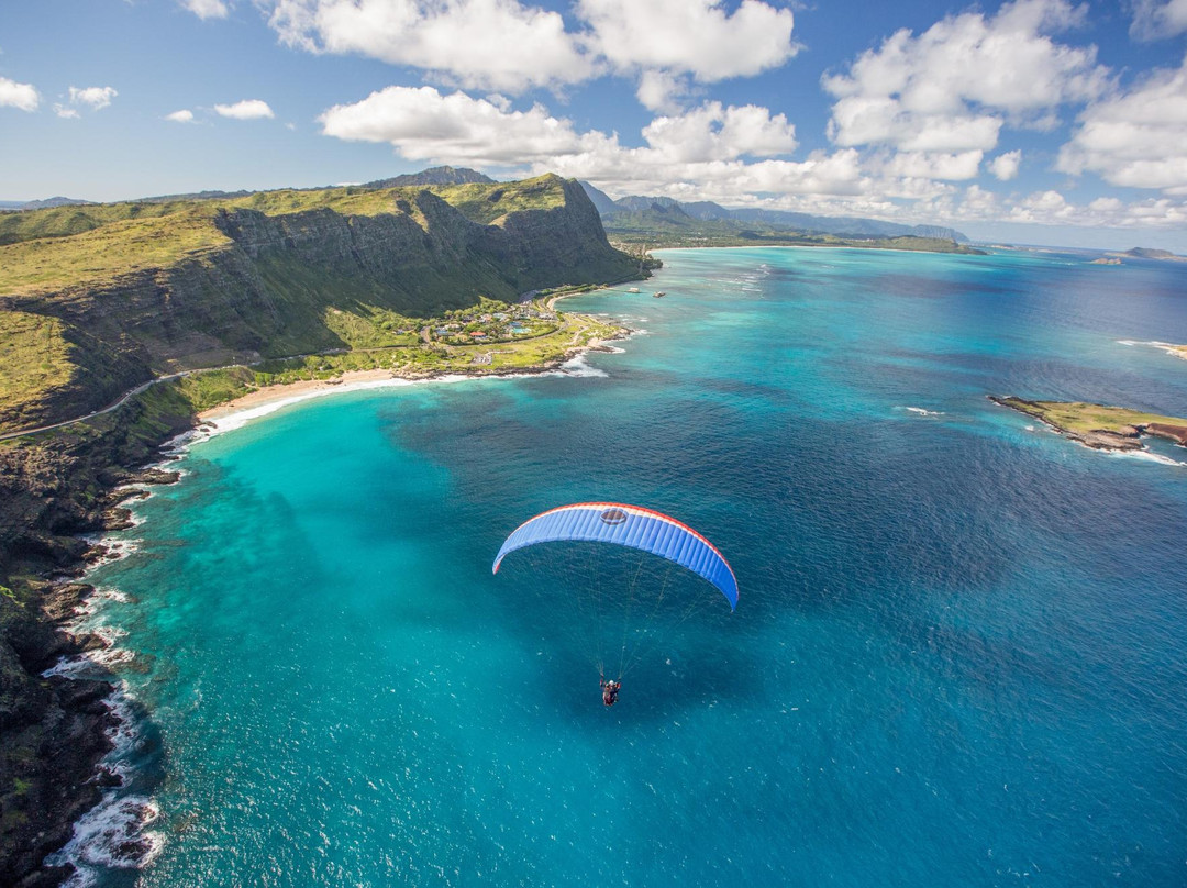 O'ahu Hawaii Tandem Paragliding-威玛纳诺必去景点