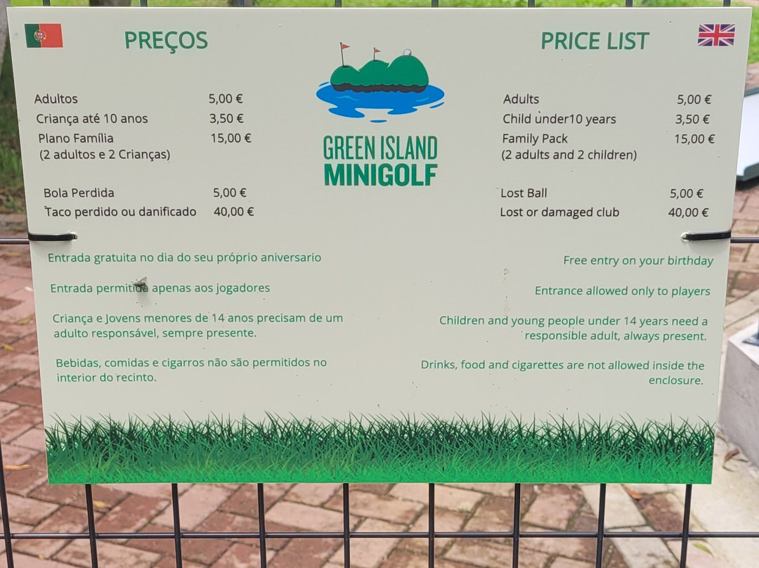 Green Island Minigolf-Sao Vicente Ferreira必去景点