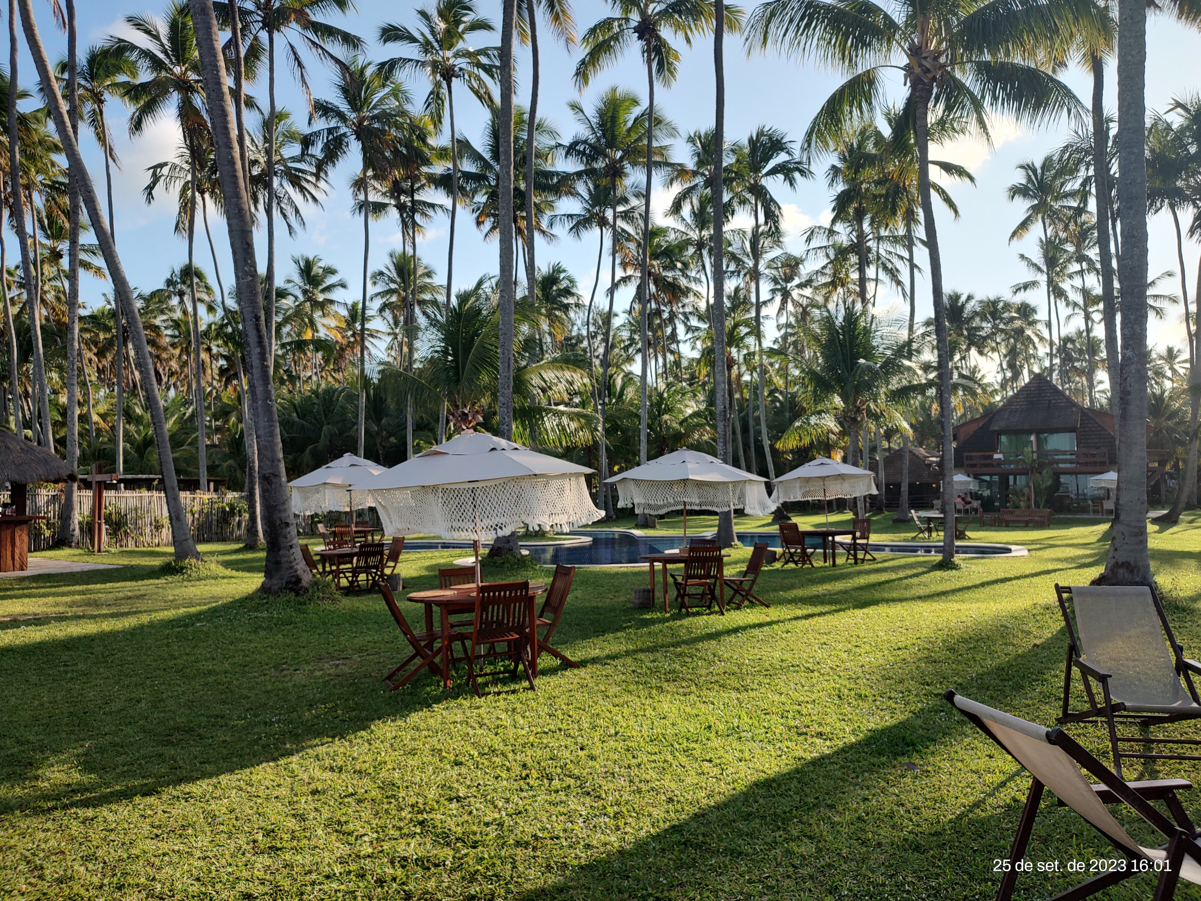 Pontal dos Carneiros Bungalows-泳池