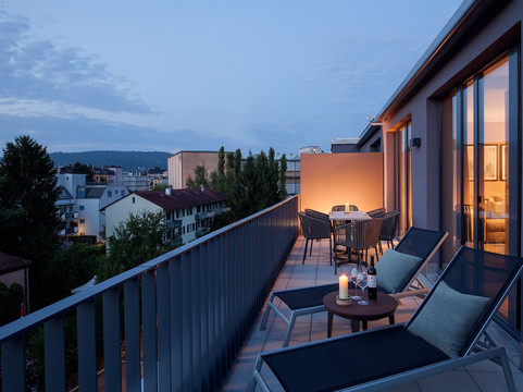 苏黎世欧尔利孔阿卡萨套房酒店主图