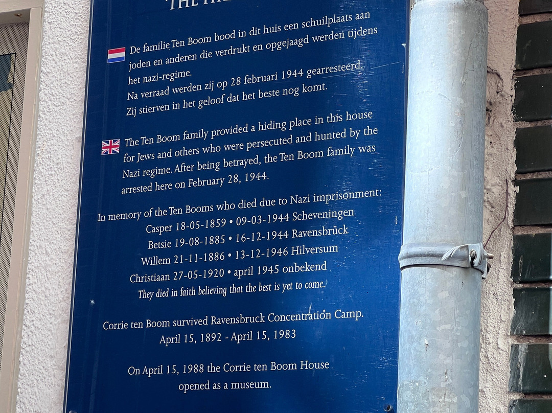The Corrie ten Boom House-哈勒姆必去景点