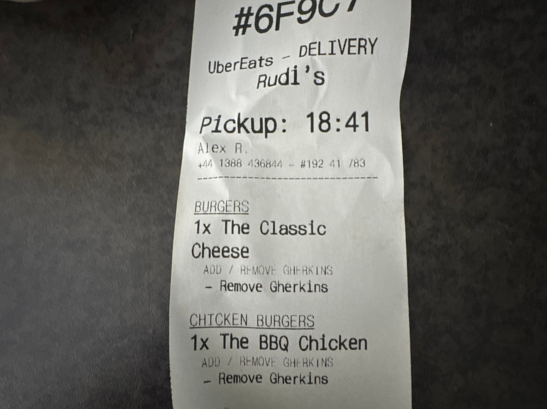 Rudi's - Burgers & Sides