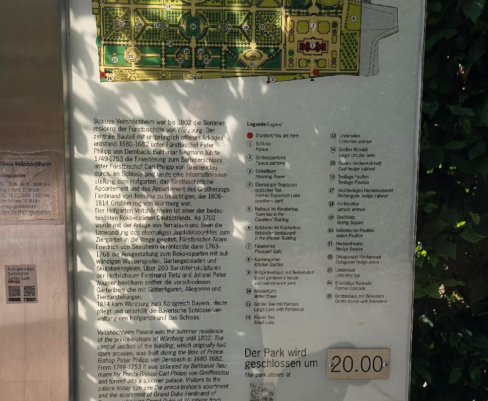 Schloss Veitshöchheim-法伊茨赫希海姆必去景点