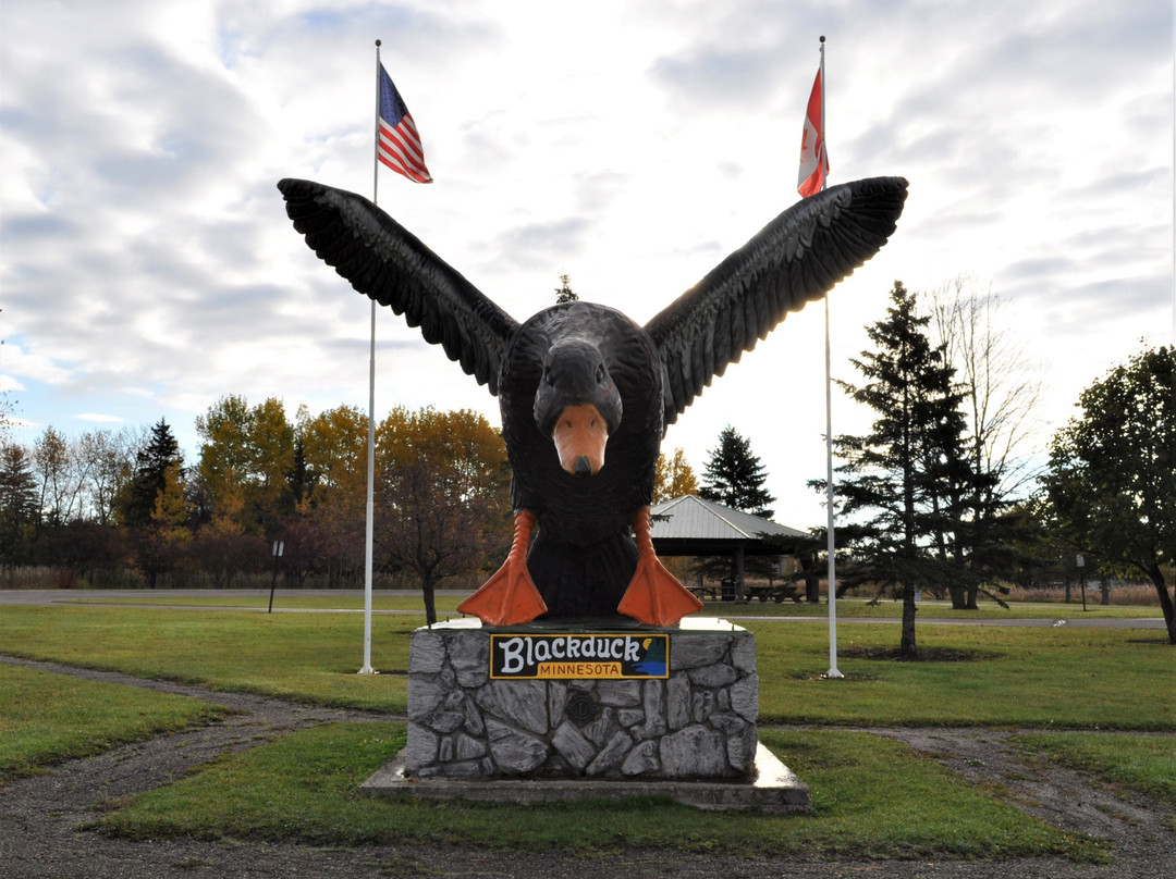 World's Largest Black Duck Statue