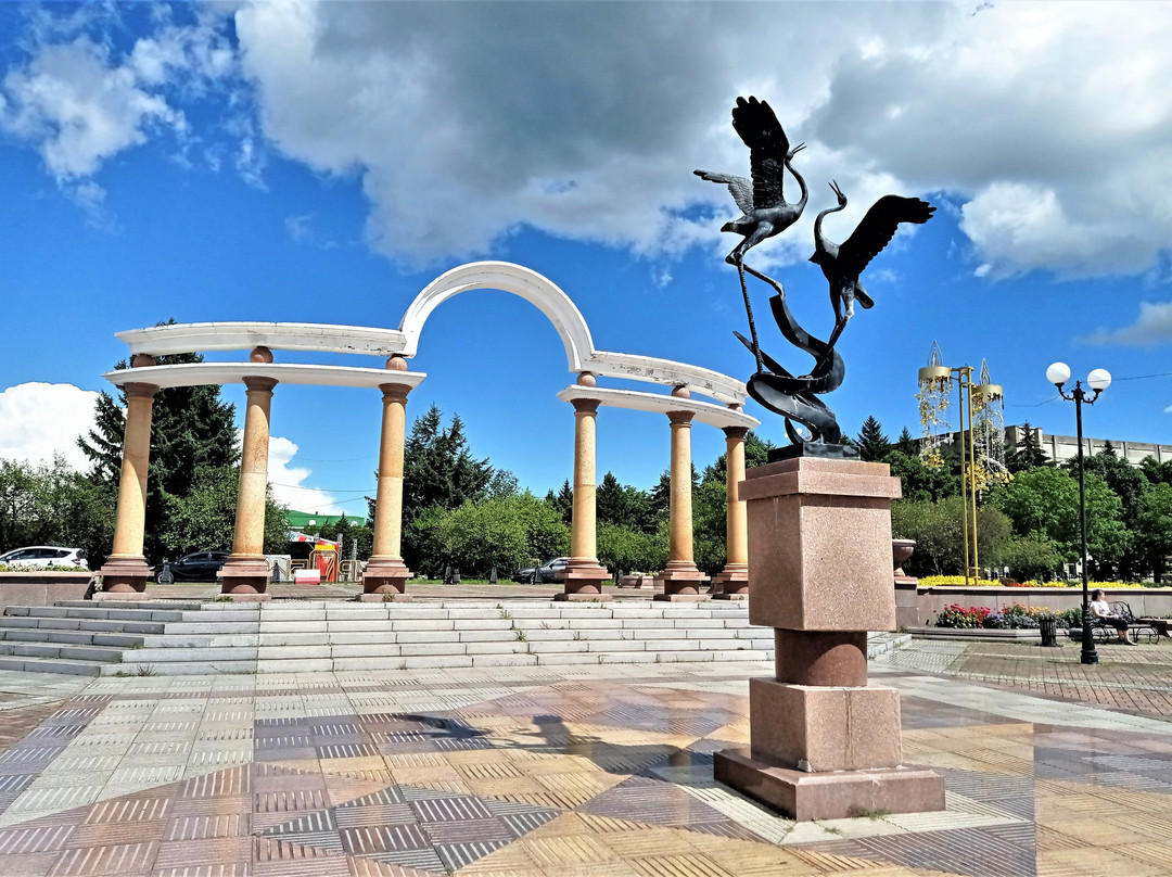 Sculptural Composition "Cranes"