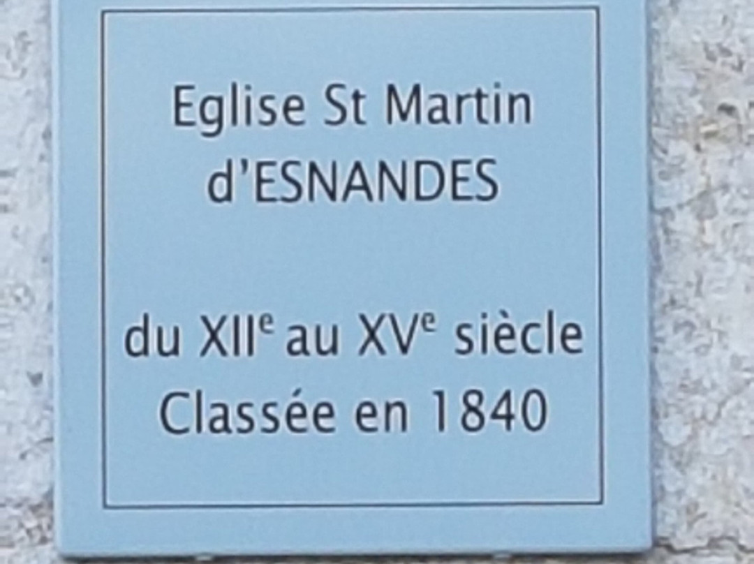 Eglise Saint-Martin d'Esnandes景点图片