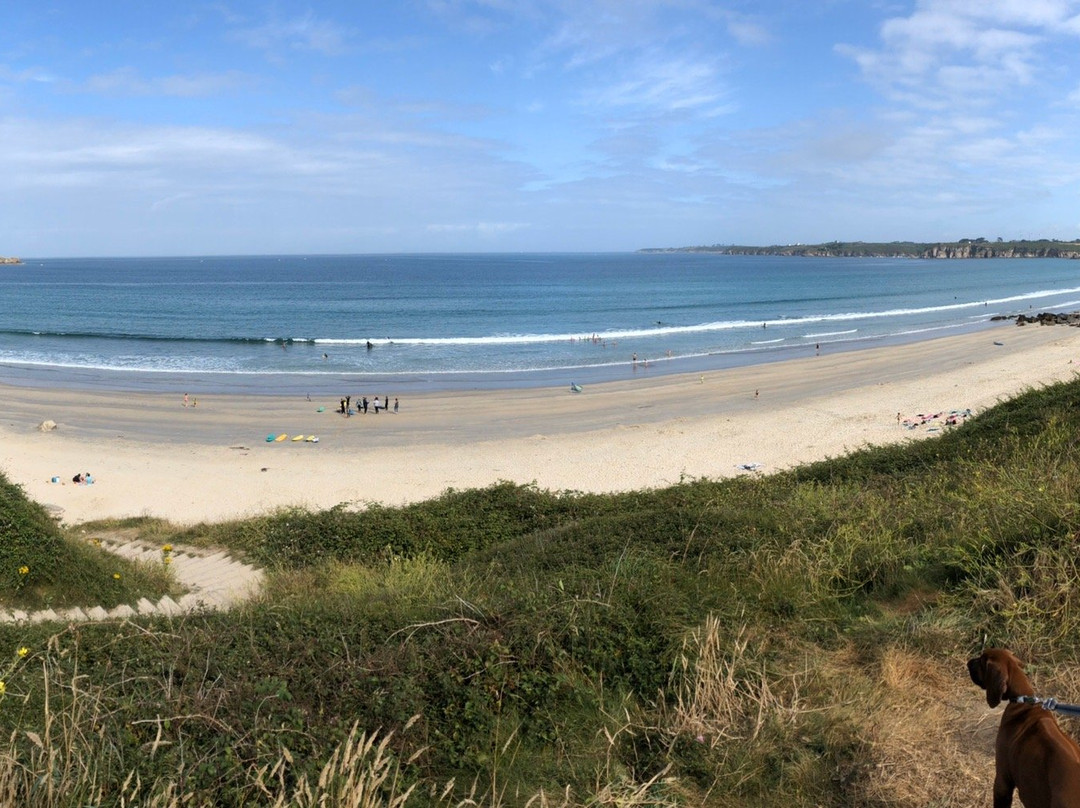 Plage des Blancs Sablons-勒孔凯必去景点