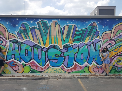 Houston Graffiti Building-休斯顿必去景点